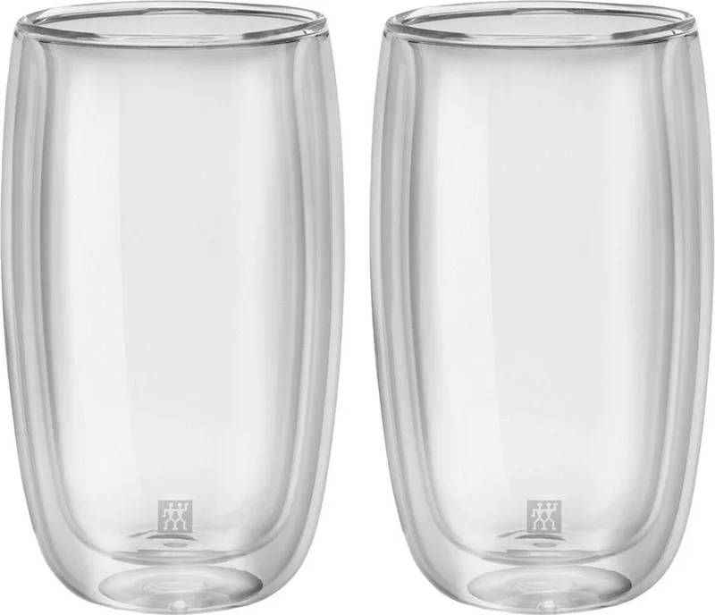 Sorrento Dubbelwandig Latte Macchiato glas - 350 ml - 2 stuks von Zwilling in Transparent – Produktfoto