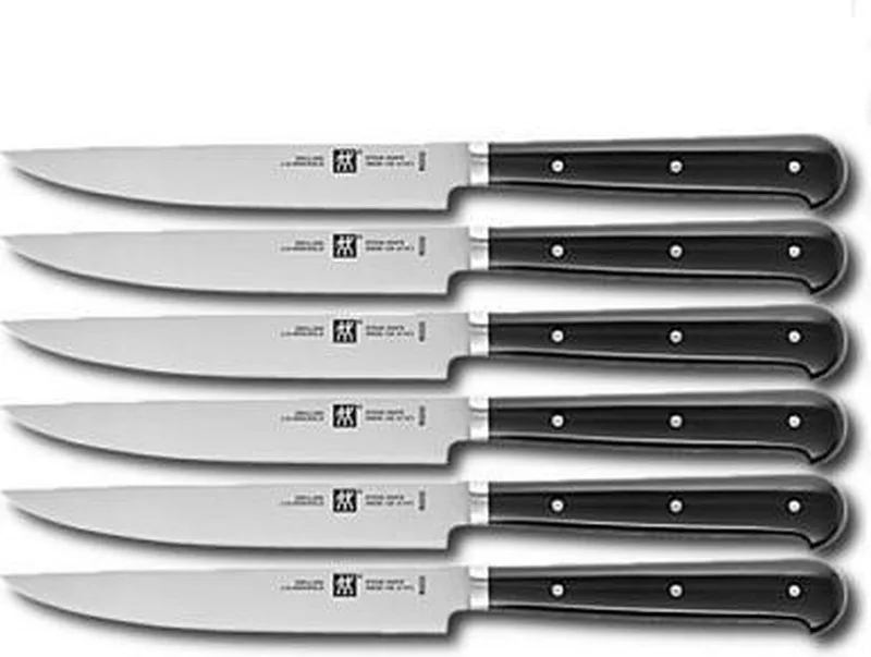 steakmessenset by Matteo Thun, 6-dlg. von Zwilling in Schwarz – Produktfoto