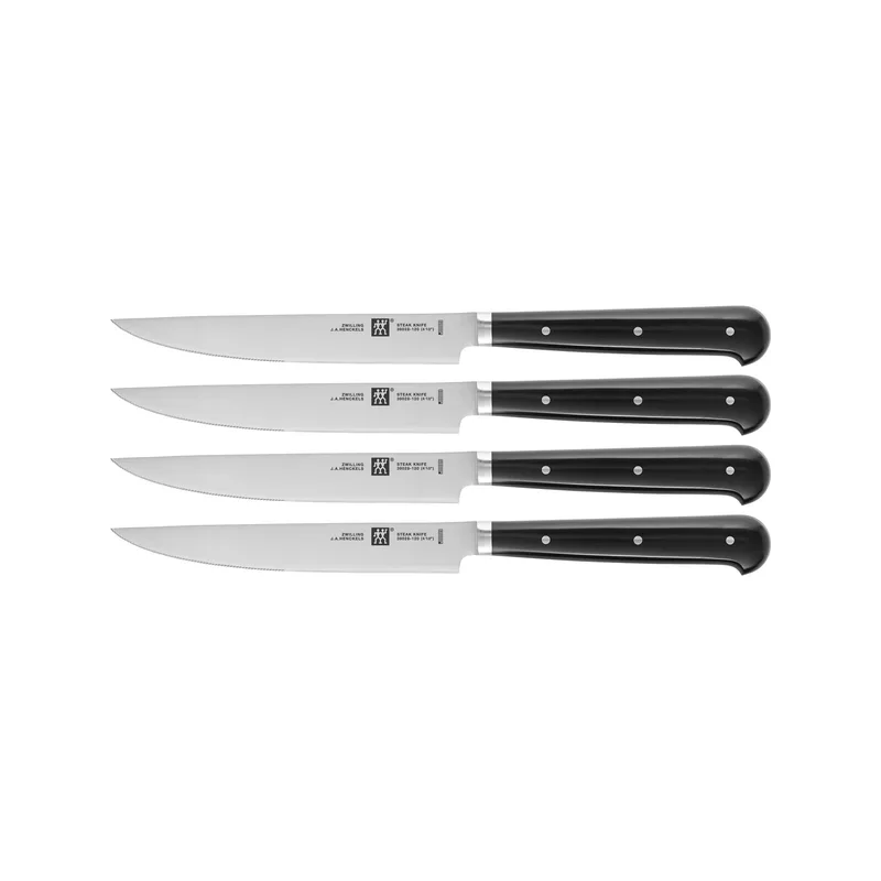 Steakmesser-Set, 4-teilig, Edelstahl, schwarz von Zwilling – Produktfoto