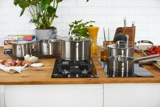 TrueFlow 5-delige pannenset fra Zwilling i Zilver mat – produktbillede 2 af 5