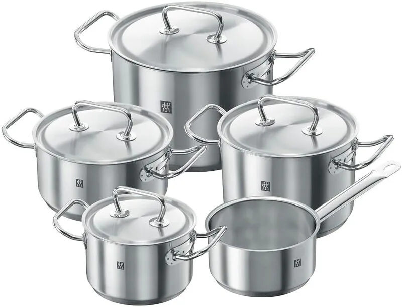 Twin Classic 5-teiliges Kochgeschirr-Set, matte Bratpfannen (1 x 16 cm, 2 x 20 cm, 2 x 24 cm von Zwilling – Produktfoto