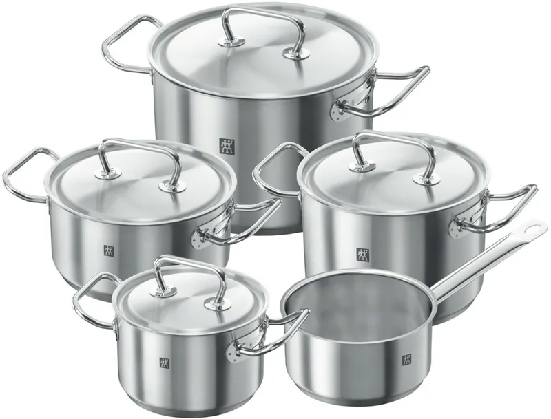 Twin Classic kookset 5-delig pannenset von Zwilling in Roestvrijstaal – Produktfoto 1 von 5