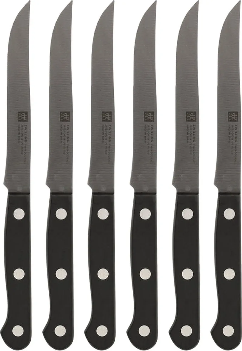 Twin Gourmet Steakmessenset 6-delig von Zwilling in Grau – Produktfoto