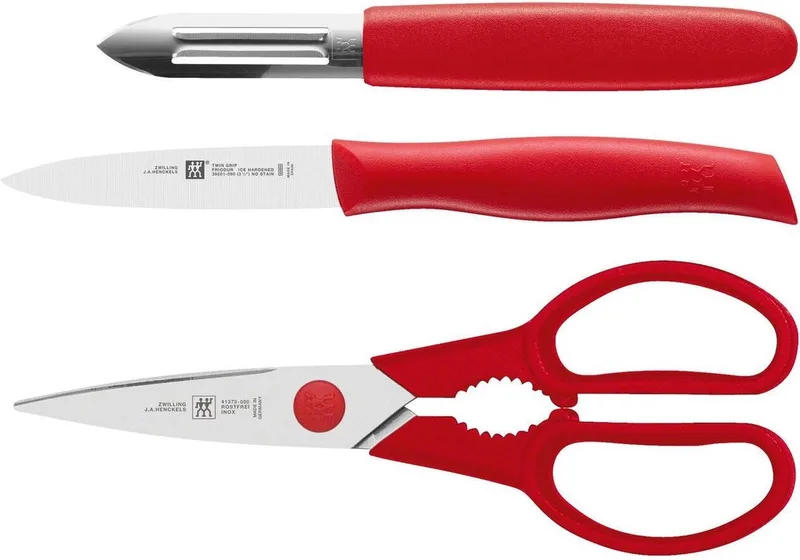 TWIN GRIP MESSENSET, 3-DELIG by Zwilling in Red – product photo