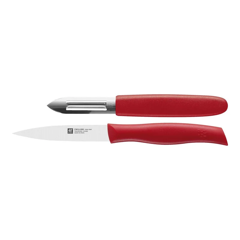 TWIN Grip XS Messerset, 2-teilig Rot fra Zwilling – produktbillede