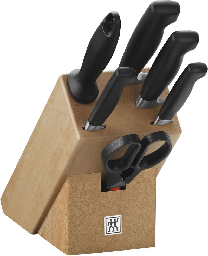 ZWILLING 35066-000-0 7 stuk(s) Mes-/bestekblokset von Zwilling in Roestvrijstaal – Produktfoto