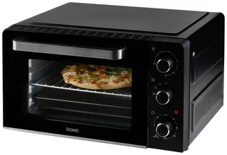 Oven 'Bake and Snack' - Vrijstaand - 28 L - 1500 W fra Domo i Sort – produktbillede 3 af 3