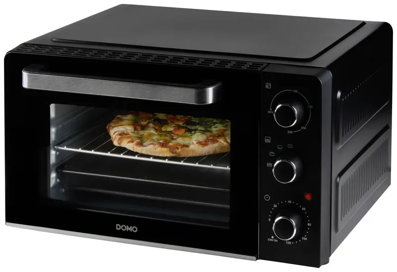 Oven 'Bake and Snack' - Vrijstaand - 28 L - 1500 W fra Domo i Sort – produktbillede 3 af 3