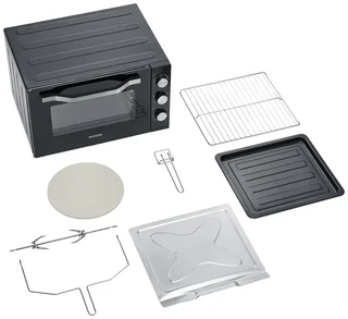 TO 2073 - Vrijstaande hete lucht Oven - Zwart by Severin in Zwart- Silver – product photo 3 of 3