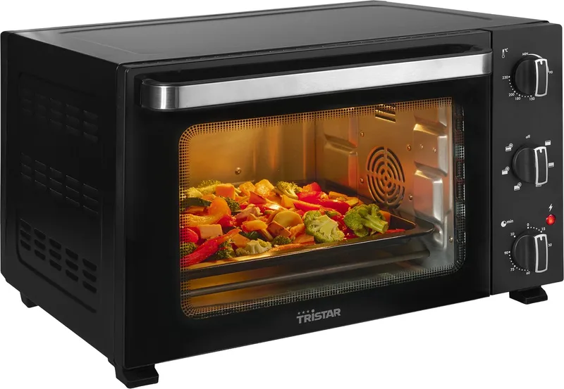 OV-3660, convection oven, 38L, 1800W, freestanding fra Tristar i Sort – produktbillede 1 af 2