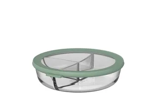Aufbewahrungsbox Mepal Cirqula 250+250+500 ml Glas Bento Schüssel - Nordic sage van Mepal – productfoto 1 van 5