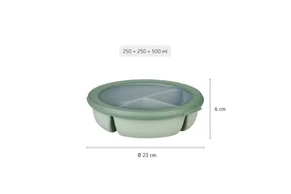 Lunchbox Mepal Cirqula 1 l Bento Schüssel - Vivid lilac van Mepal – productfoto 5 van 5