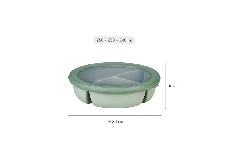 Lunchbox Mepal Cirqula 1 l Bento Schüssel - Vivid lilac van Mepal – productfoto 5 van 5