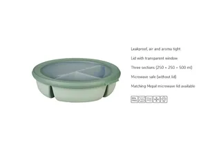 Lunchbox Mepal Cirqula 1 l Bento Schüssel - Vivid lilac van Mepal – productfoto 2 van 5