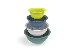 Rotho Caruba schalenset- 4 delige - 3 kommen 1 tot 4,8 l en 1 zeef 3L van Rotho Babydesign in Meerkleurig – productfoto 3 van 5