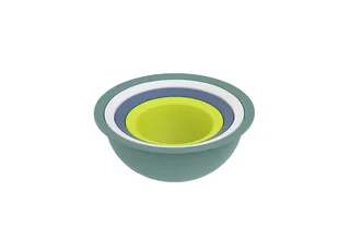 Rotho Caruba schalenset- 4 delige - 3 kommen 1 tot 4,8 l en 1 zeef 3L van Rotho Babydesign in Meerkleurig – productfoto 1 van 5