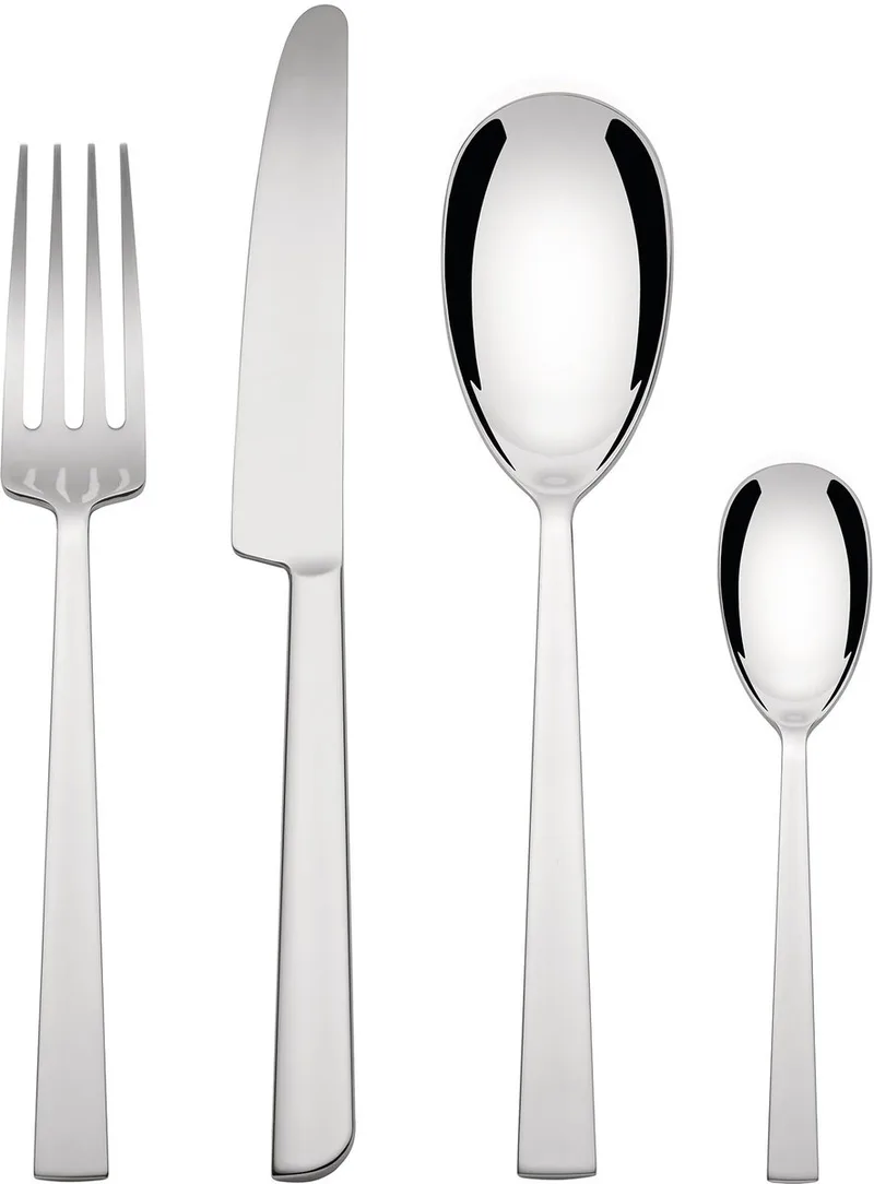 Asta Bestekcassette RVS 24-Delig by Alessi in Gepolijst rvs. – product photo