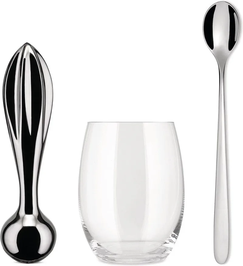 Cocktailset The Player van Alessi in Rvs – productfoto