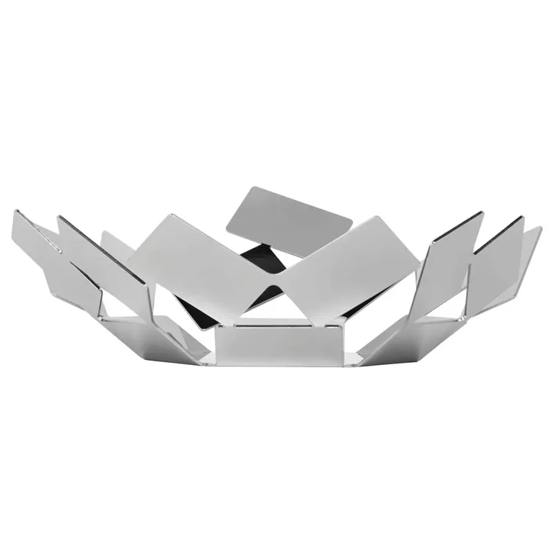 Fruitschaal La Stanza Dello Scirocco - MT01 - door Mario Trimarchi van Alessi in Zilver – productfoto 4 van 4