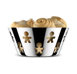 Girotondo pierced basket - Schaal van Alessi in Zilver – productfoto 3 van 4