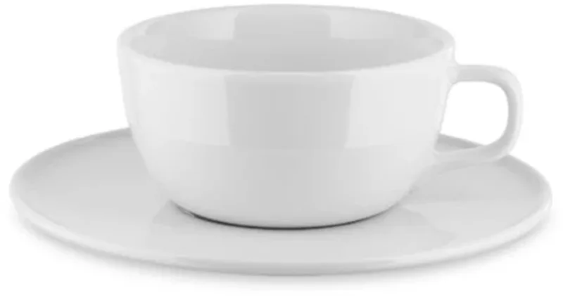 Itsumo thee / cappuccino kop en schotel 24cl von Alessi in Weiß – Produktfoto