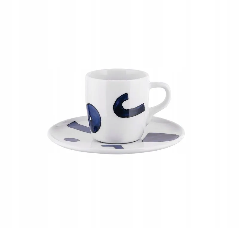 Itsumo Yunoki Espressokop & Schotel 85ml Porselein by Alessi in White – product photo