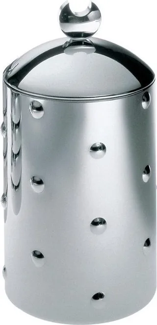 Kalisto Voorraadpot 1,1 l - rvs/aluminium van Alessi in Zilver – productfoto 1 van 3