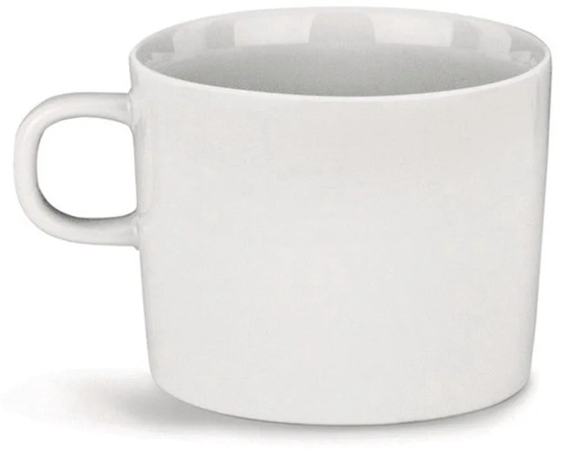 Koffiekopjes PlateBowlCup 200 ml - 4 stuks - Jasper Morrison - AJM28/78 by Alessi in White – product photo