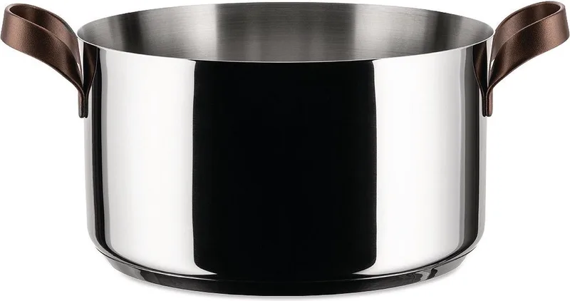 Kookpan Edo - PU101/20 - ø 20 cm / 2.8 Liter - door Patricia Urquiola von Alessi in Silber – Produktfoto