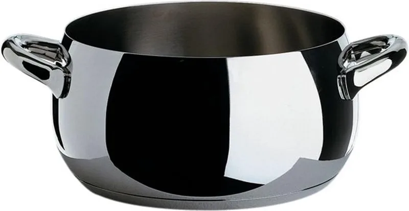 Kookpan Mami - SG101/16 - ø 17 cm / 1.6 liter - door Stefano Giovannoni de Alessi en Argent – photo produit
