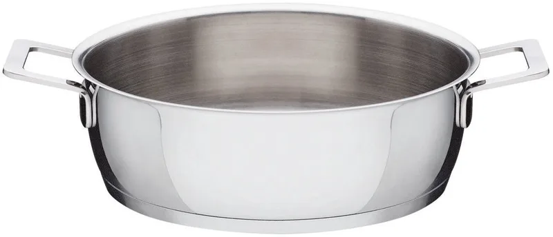 Kookpan Pots&Pans - AJM101/16 - ø 16 cm / 1.6 Liter - door Jasper Morrison by Alessi in Silver – product photo