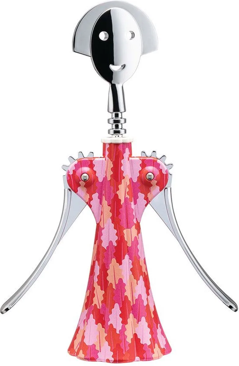 Kurkentrekker Anna G. - AM01A 7 - Rood, Roze - door Fulvia Mendini van Alessi in Rood, Roze – productfoto