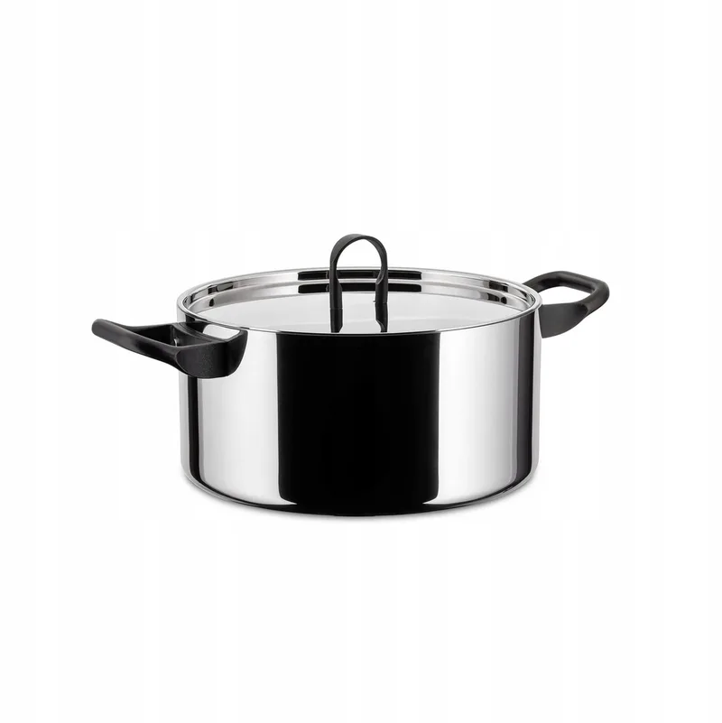 La Cintura di Orione Braadpan RVS 20 cm von Alessi in Silber – Produktfoto