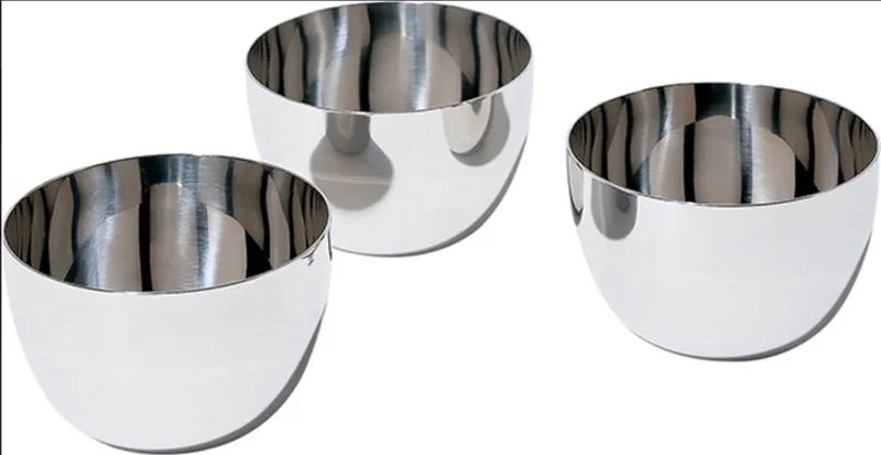 Mami kom, roestvrij staal (set van 3) van Alessi in Zilver – productfoto 1 van 2