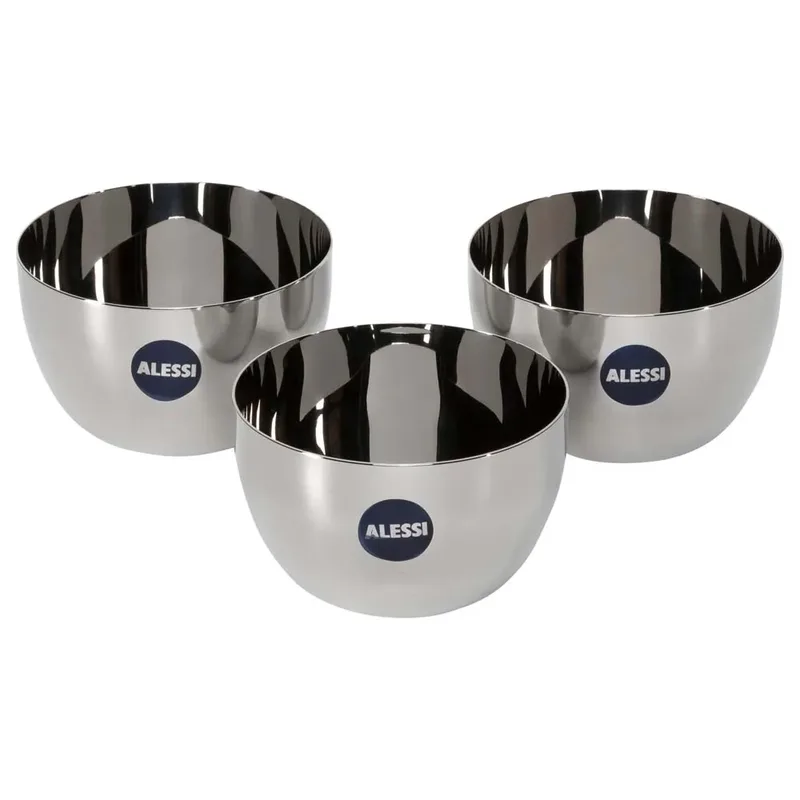 Mami kom, roestvrij staal (set van 3) van Alessi in Zilver – productfoto 2 van 2