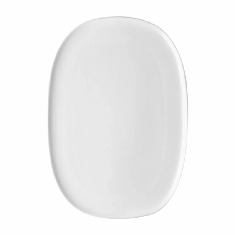 Serveerschaal Alessi Itsumo White Porcelain 25 x 17 cm de Alessi en Blanc – photo produit