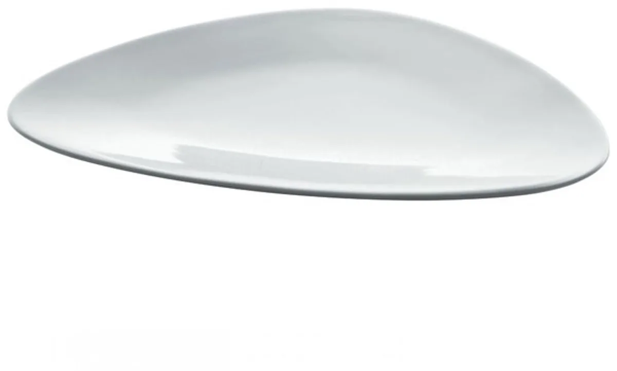Set van 6 Porseleinen Platte Borden de Alessi en Blanc – photo produit