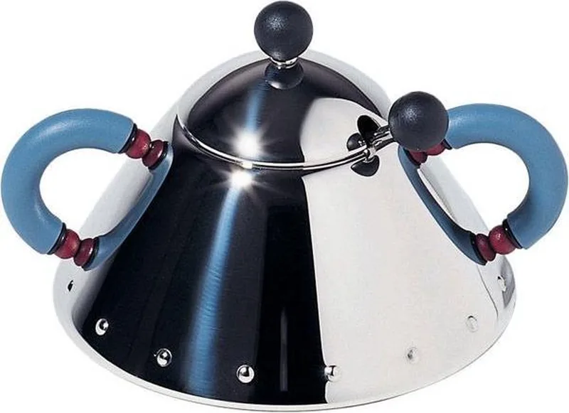 Sugar Bowl - Melkkannetjes & Suikerpotjes de Alessi en Bleu – photo produit