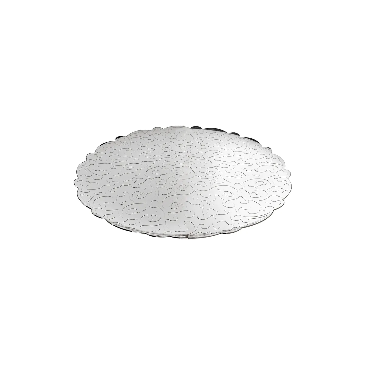 Tablett Dressed - Metall - rostfreier Stahl - Designer Marcel Wanders fra Alessi – produktbillede