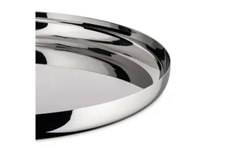 Tablett JM14/35 glänzend poliert, Edelstahl fra Alessi i Sølv – produktbillede 2 af 3