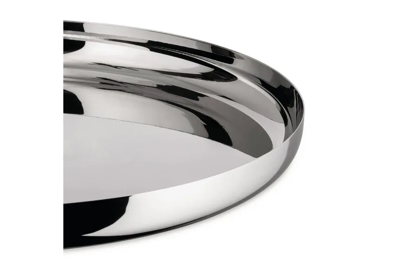 Tablett JM14/35 glänzend poliert, Edelstahl fra Alessi i Sølv – produktbillede 2 af 3