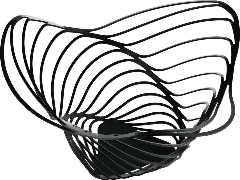 TRINITY SCHAAL - FRUITSCHAAL 33 H16CM by Alessi in Black – product photo