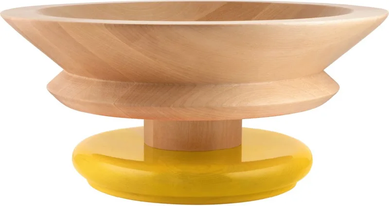 Twergi Centrepiece Schaal Geel de Alessi – photo produit