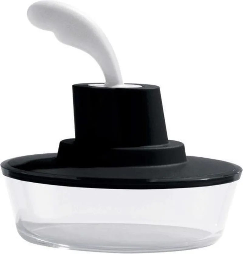 Vershoudbakjes Ship Shape - Plastic van Alessi in Zwart – productfoto