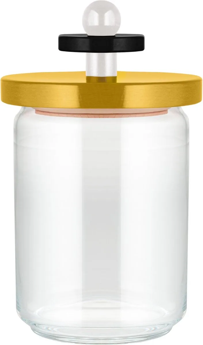 Bocal de rangement Twergi 1 L Jaune de Alessi en Jaune – photo produit