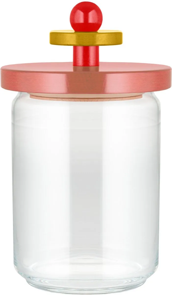 Bocal de rangement Twergi 1 L Rose de Alessi en Rose – photo produit