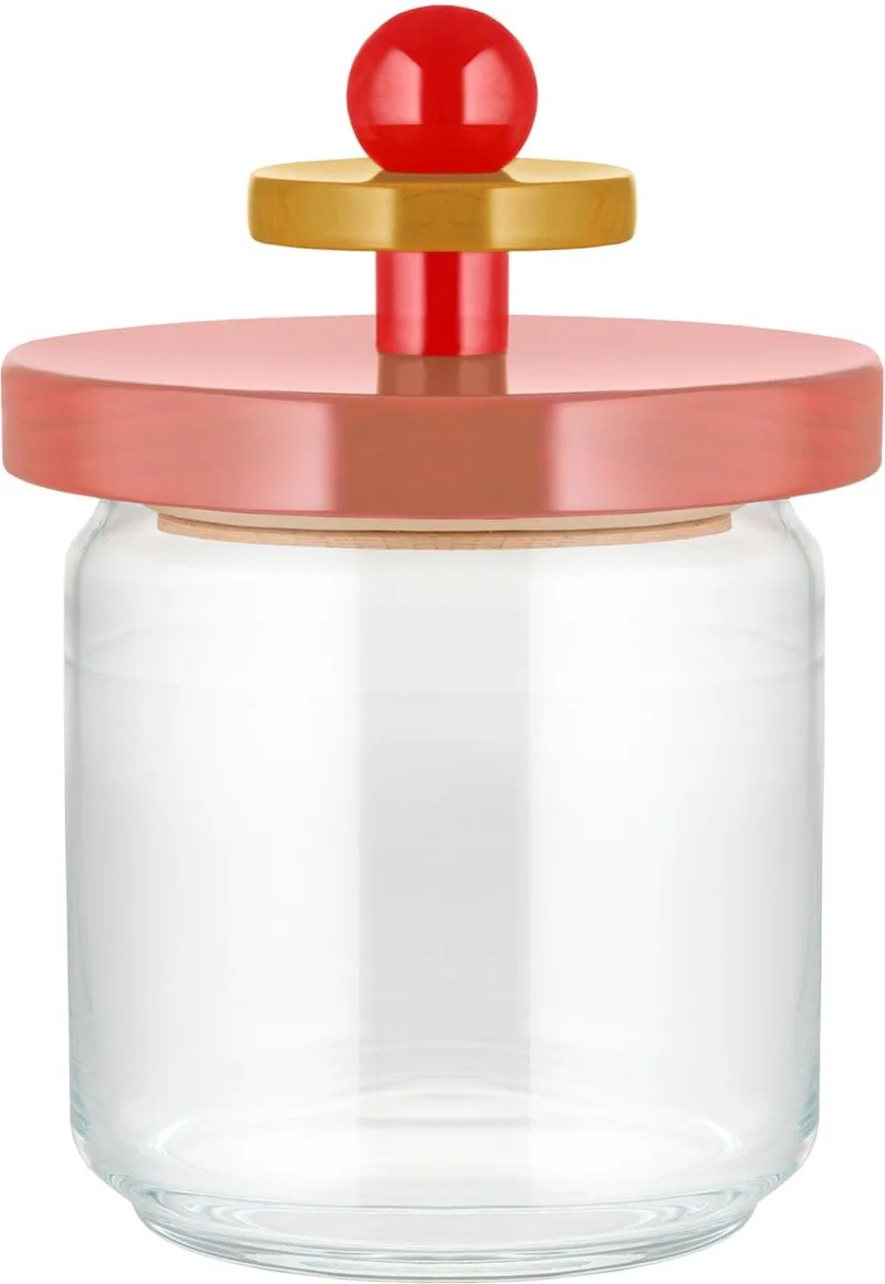 Bocal de rangement Twergi 0,75 L Rose de Alessi en Rose – photo produit