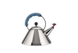 Waterkoker Bird met fluitje, 2 L van Alessi in Zilver – productfoto 1 van 3