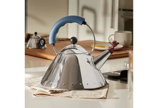 Waterkoker Bird met fluitje, 2 L van Alessi in Zilver – productfoto 3 van 3
