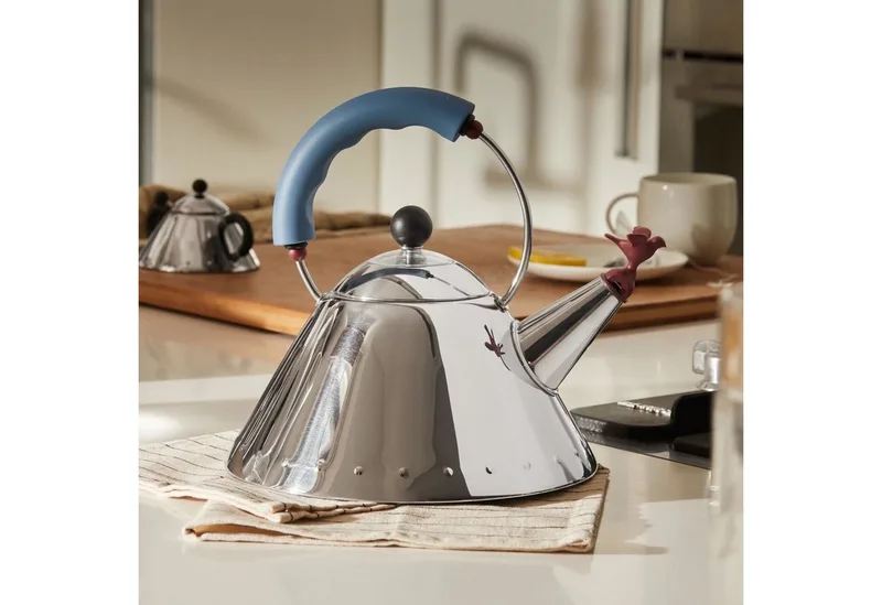 Waterkoker Bird met fluitje, 2 L van Alessi in Zilver – productfoto 3 van 3